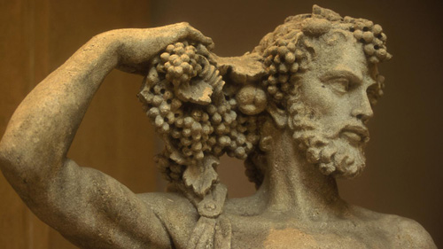 Dionysus head